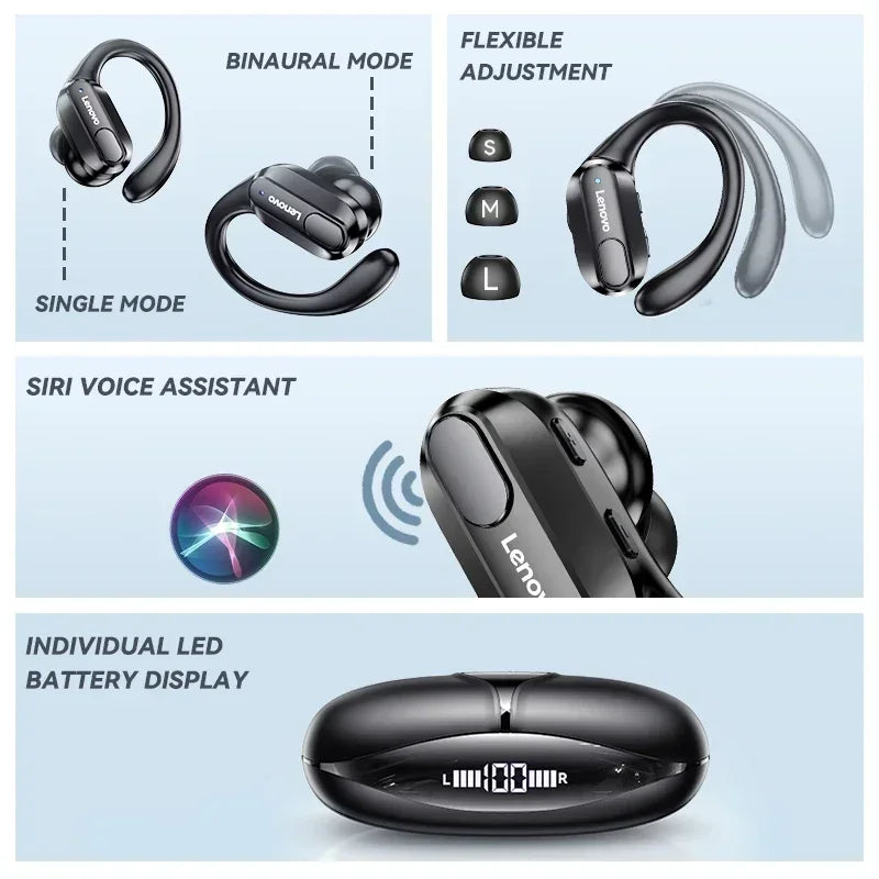 Ear-Hook Sport Wireless Earbuds with Microphone
