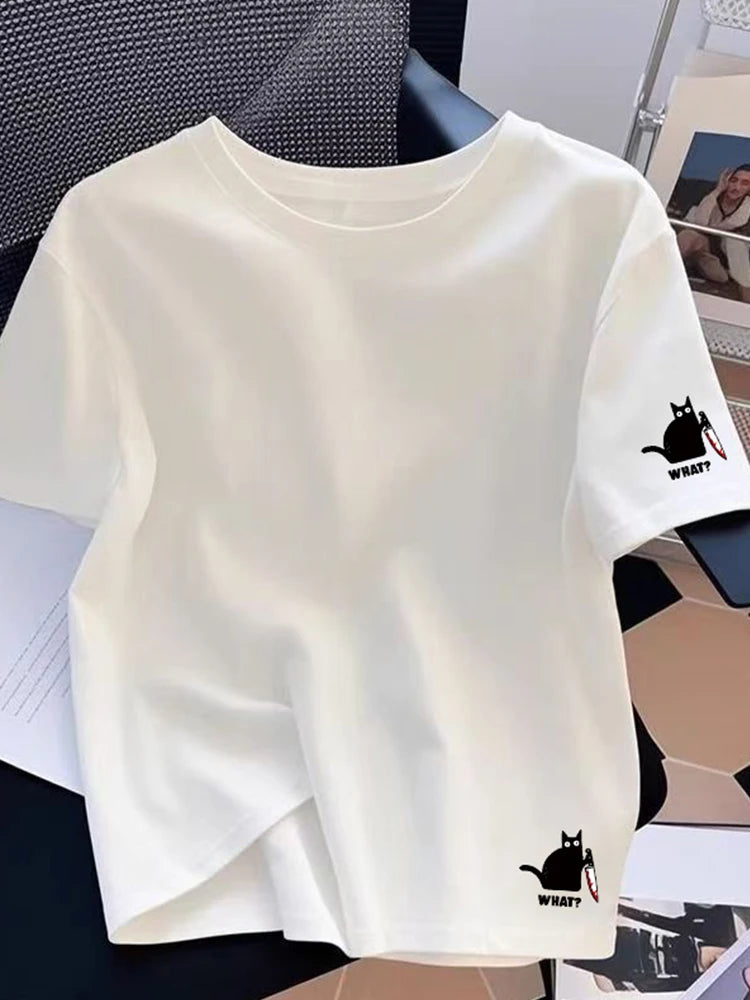 Women's Graphic Print Short-Sleeve Casual T-Shirt