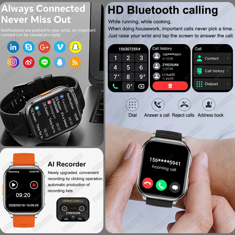 2.01-Inch Calling Smartwatch