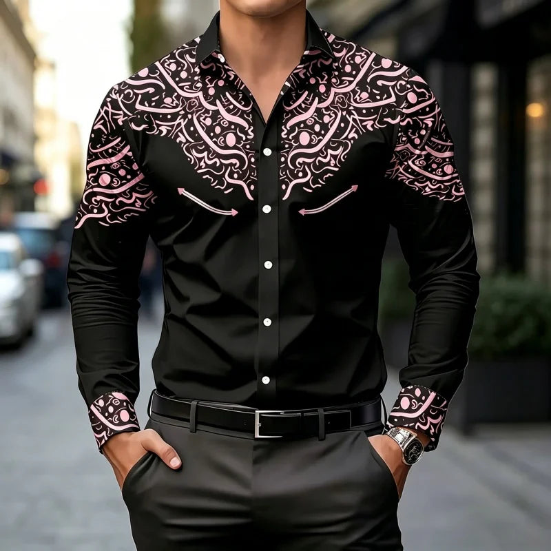 Men's Graphic Print Casual T-Shirt