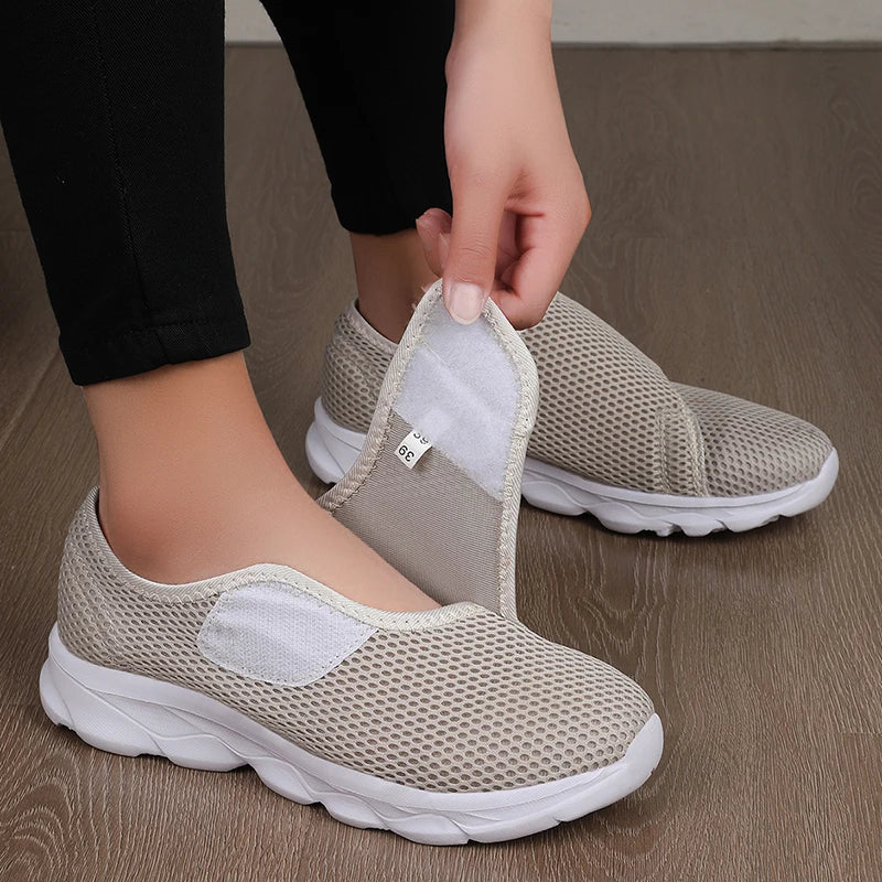 Hook-and-Loop Soft Walking Shoes — product view