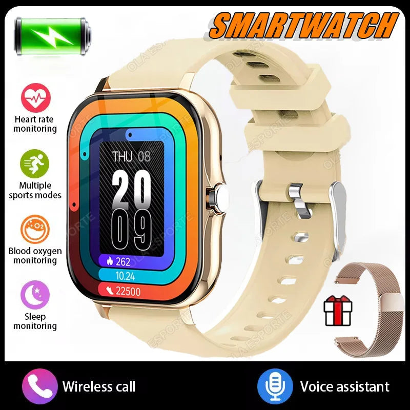 Outdoor 1.83-Inch Calling Smartwatch with Sleep Features