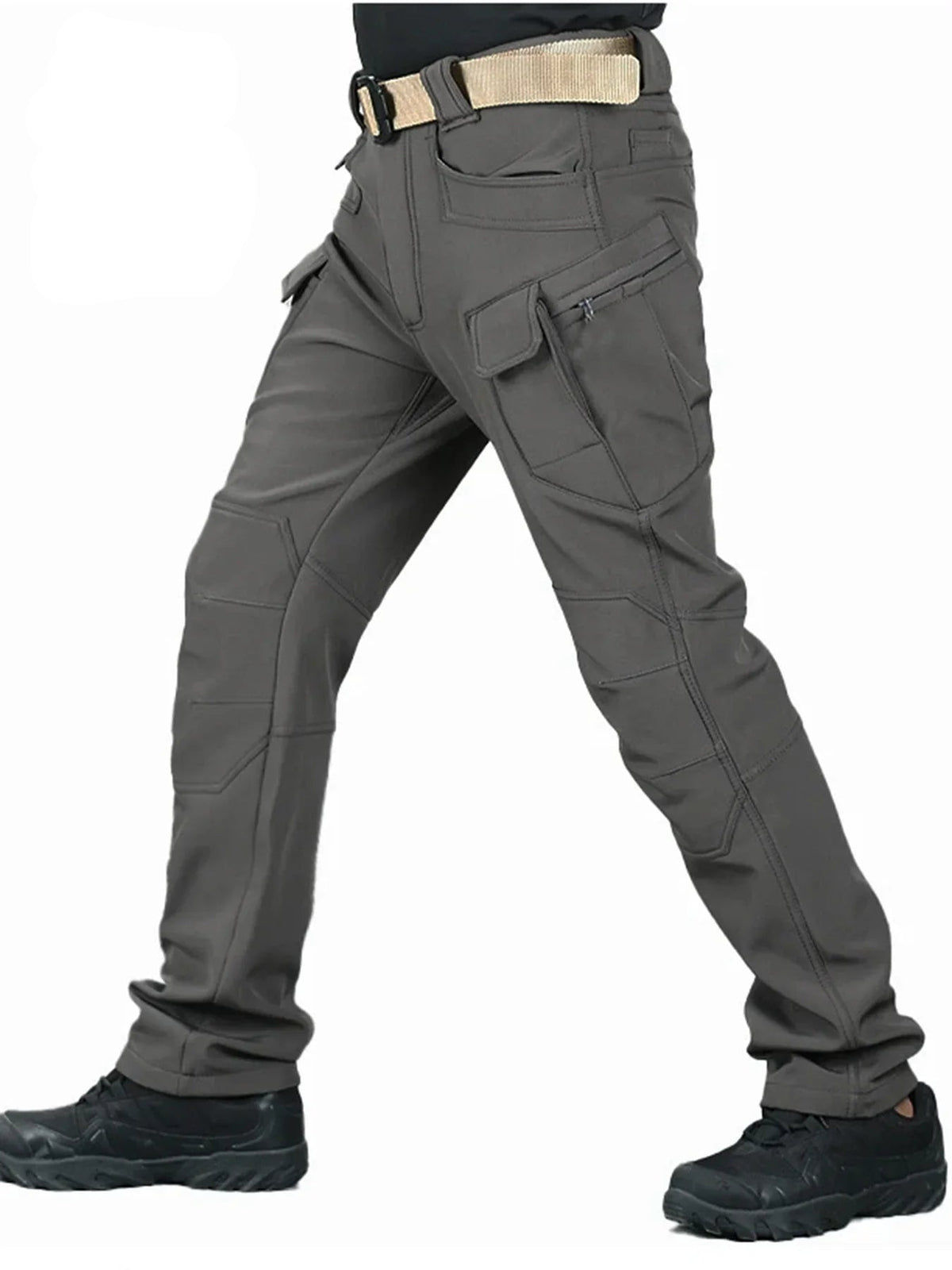 Men's Cargo Pants - Multi-Pocket Stretch Softshell — product view