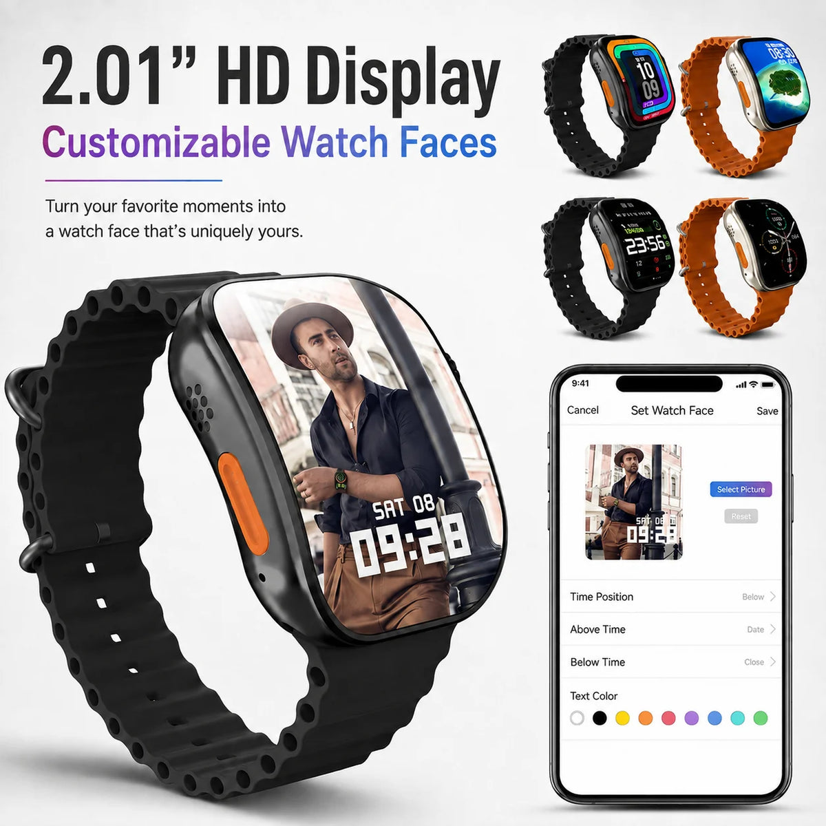 2.01-Inch Calling Smartwatch