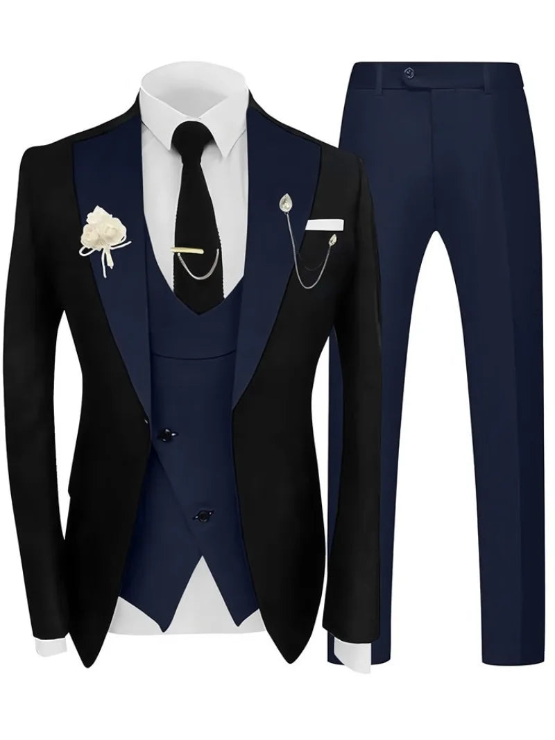 Men's Three-Piece Formal Suit