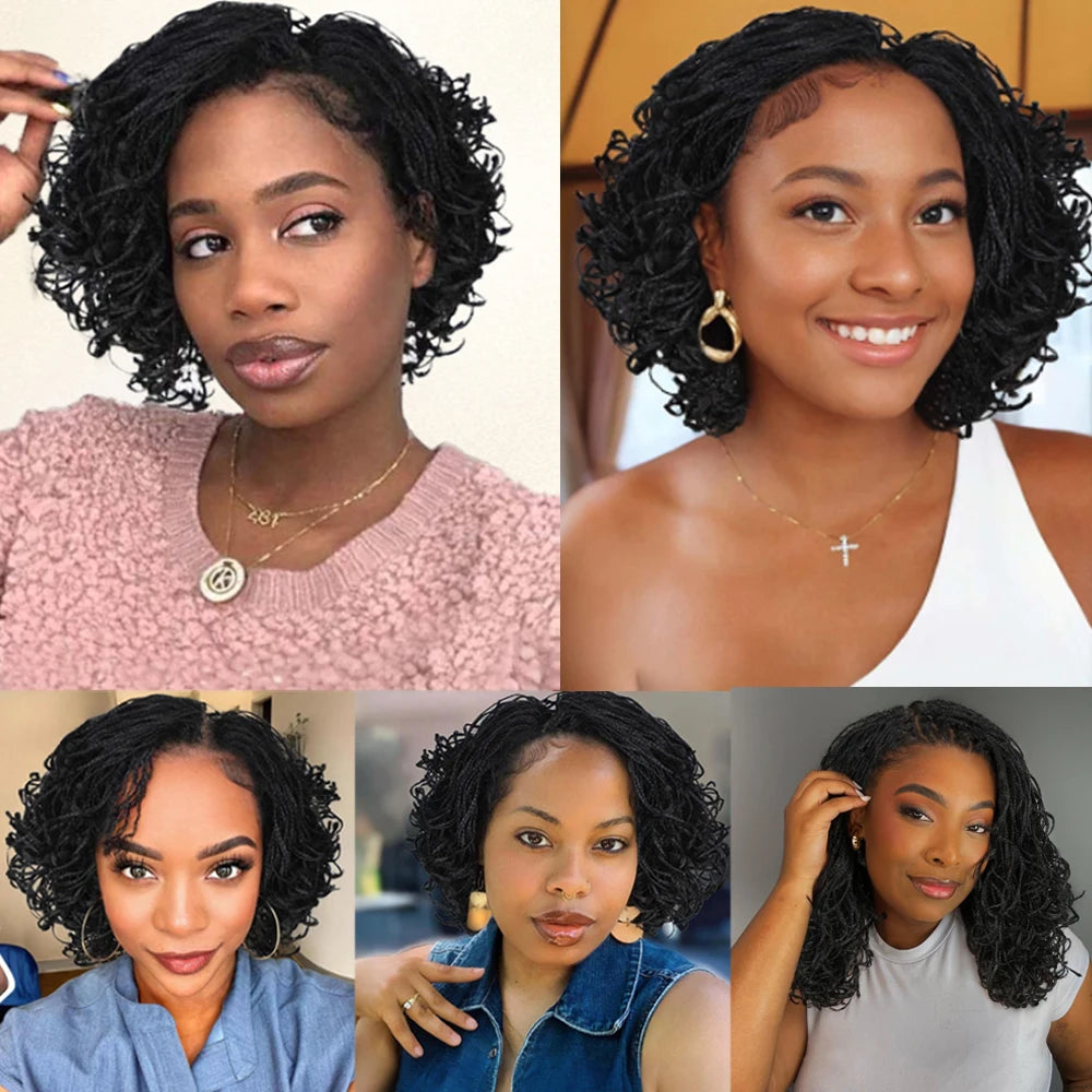 Women's Curly Synthetic Glueless Wig — product view