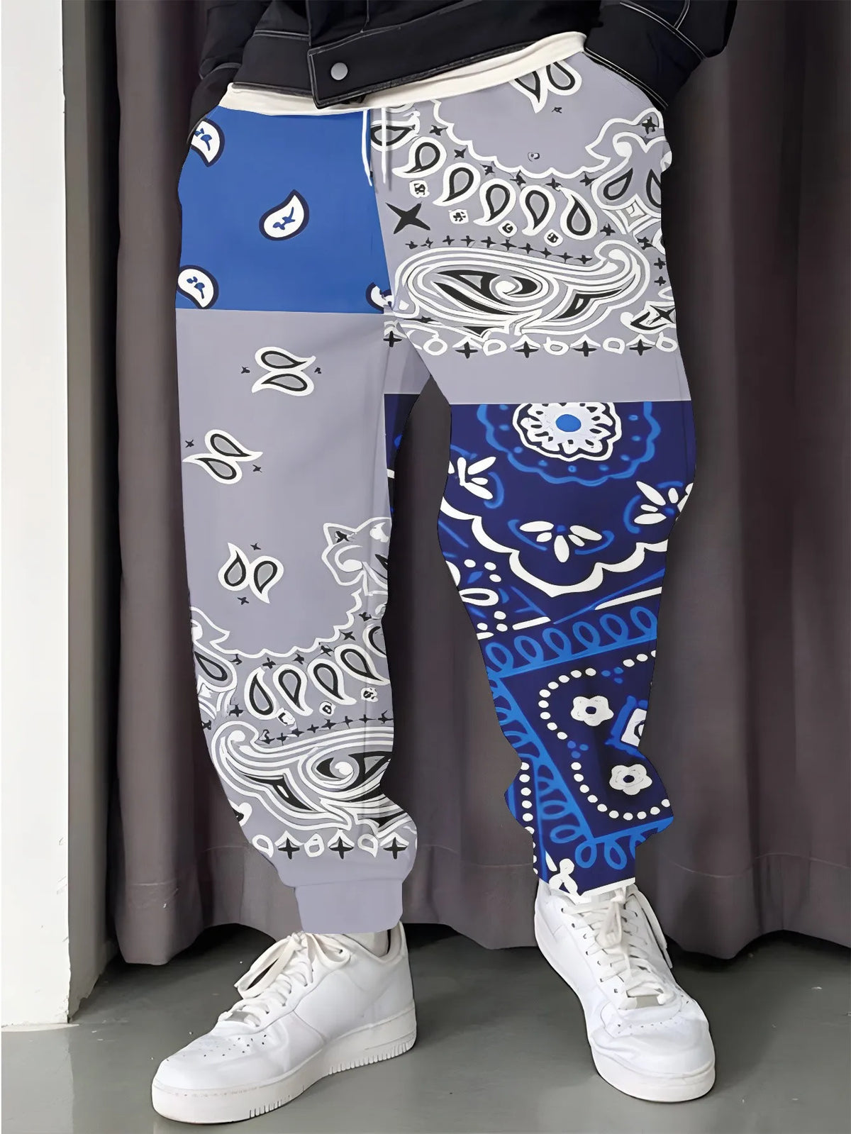 Men's Graphic Print Casual Pants