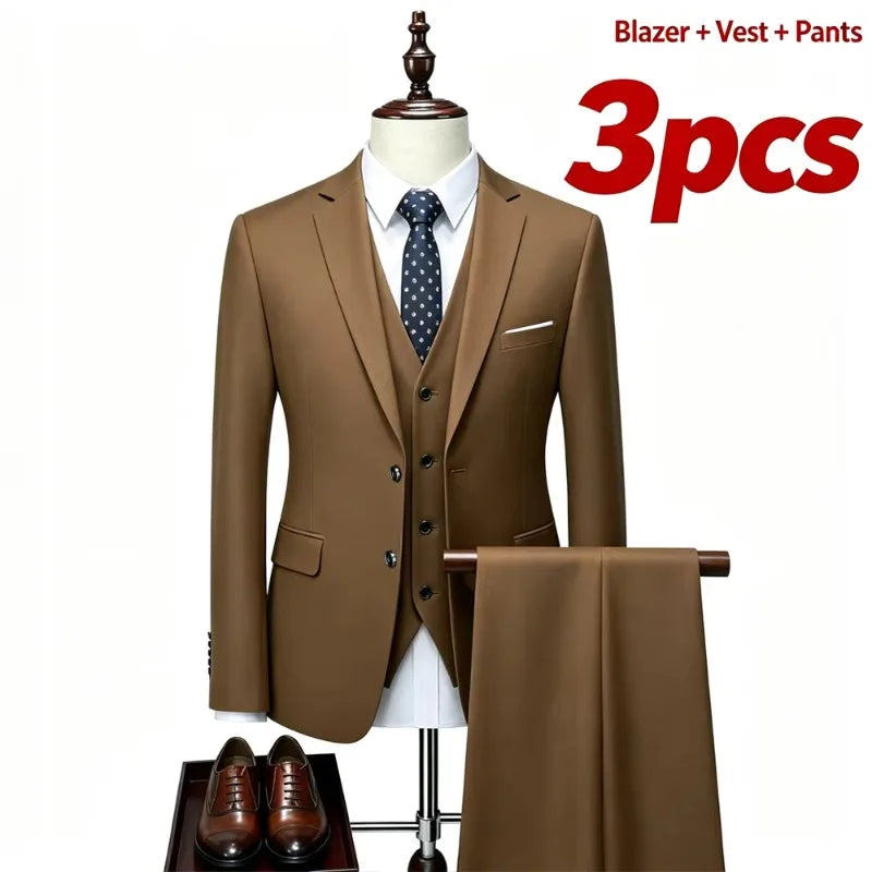 Men's Slim Fit Suit — Two- and Three-Piece Options