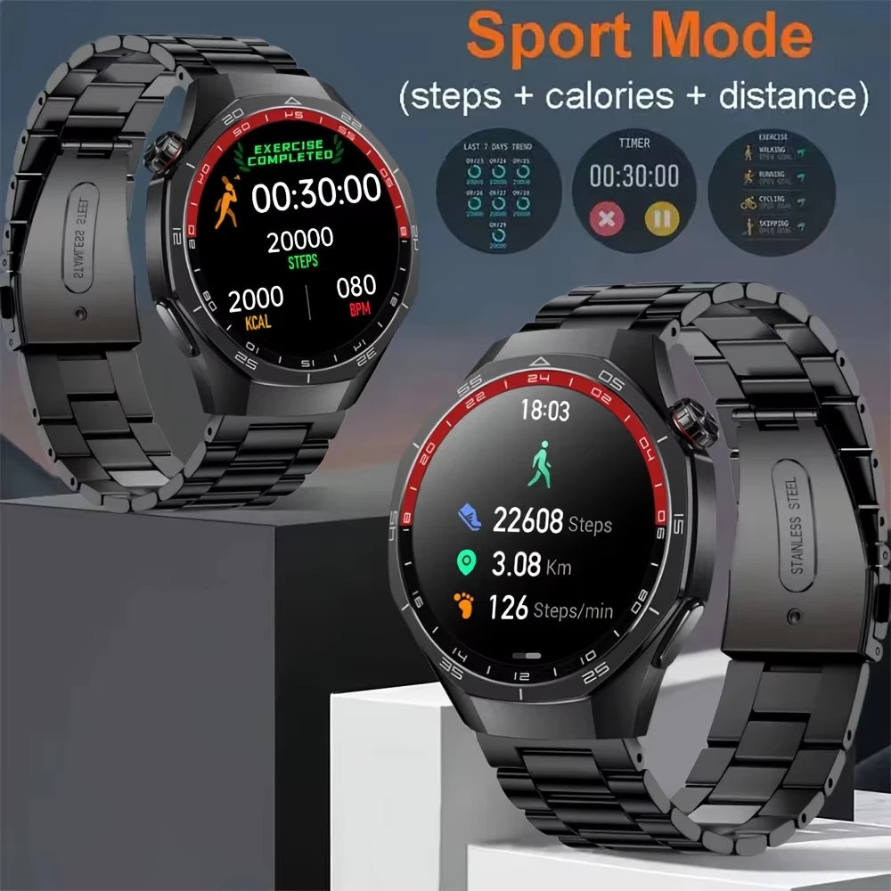 1.52-Inch Calling Smartwatch with Music Control