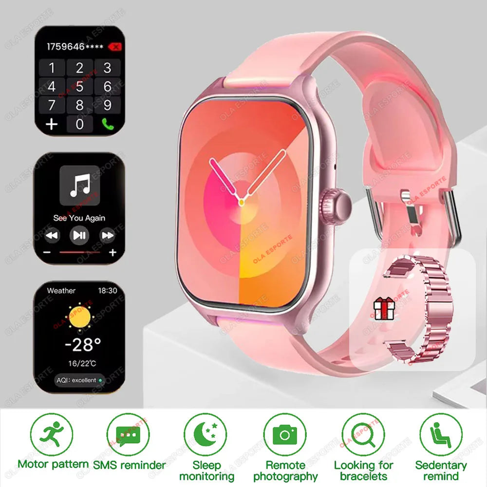 Outdoor 2.01-Inch Calling Smartwatch with Custom Dial