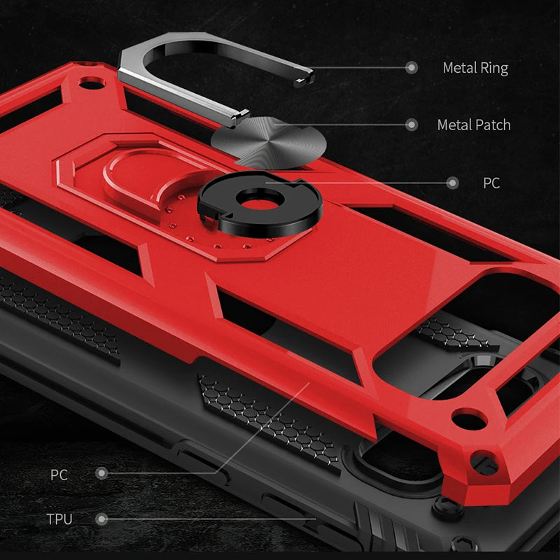 Ring Stand Phone Case for Samsung Galaxy S10, Note 9, S10 Plus, S10E, S9, S8 Plus, Note 8, S9 Plus, A50, S8, A70, A20, S10 5G, A40, A30