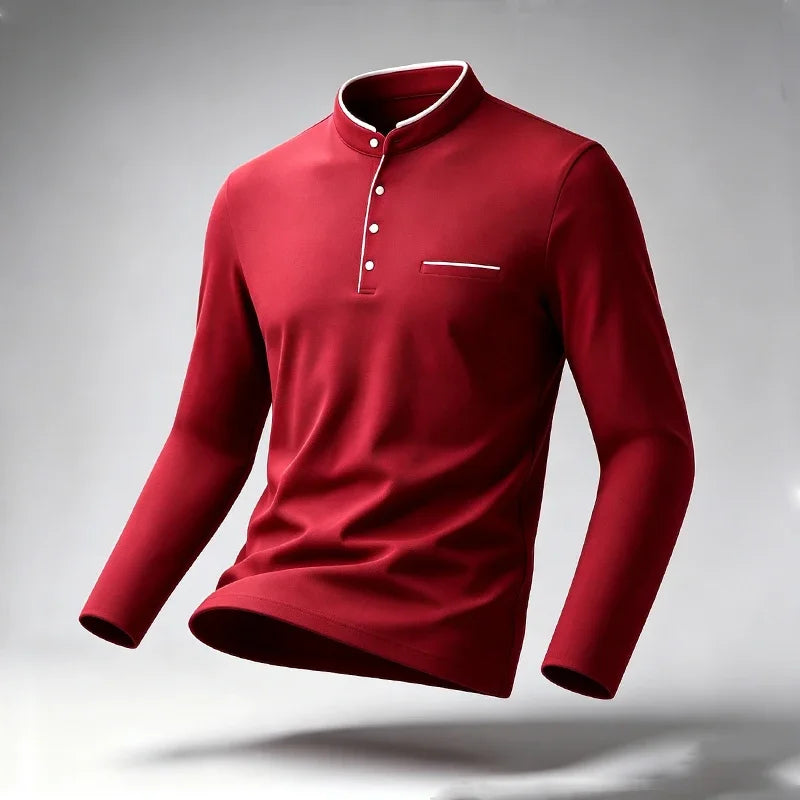 Men's Long-Sleeve Polo Shirt