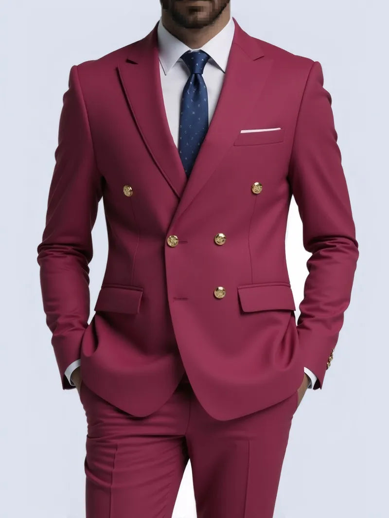 Men's Double-Breasted Occasion Suit