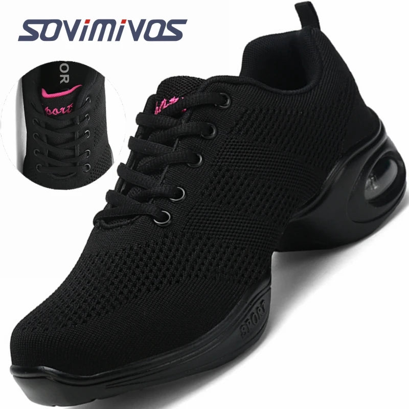 Lace-Up Dance Sneakers for Jazz and Hip-Hop — product view