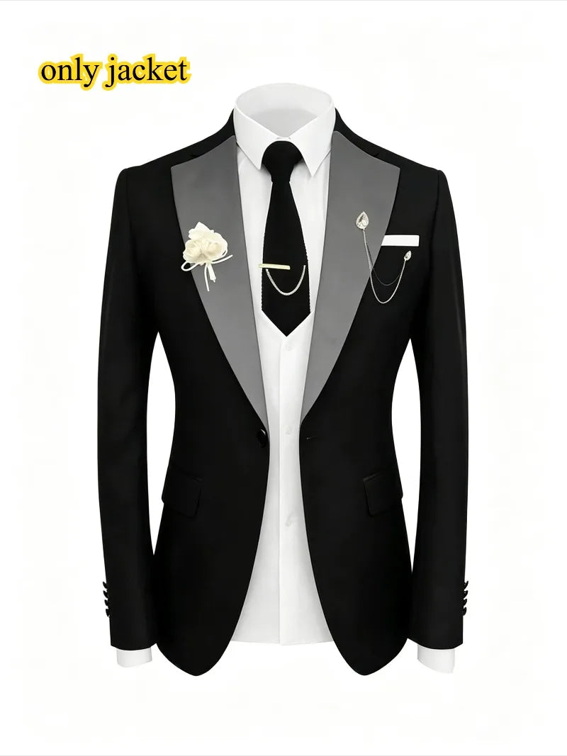 Men's Three-Piece Formal Suit