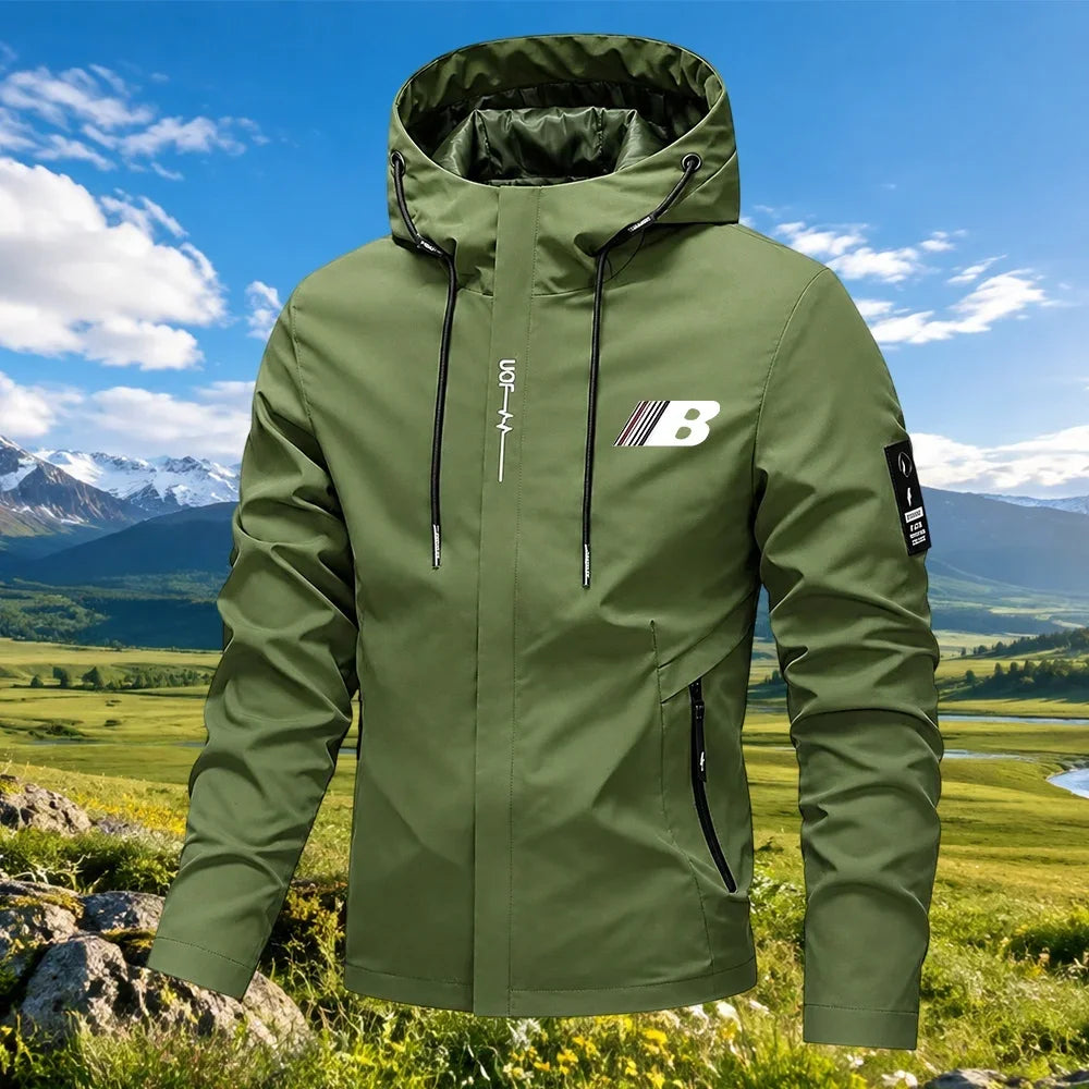 Men's Hooded Zip-Up Jacket