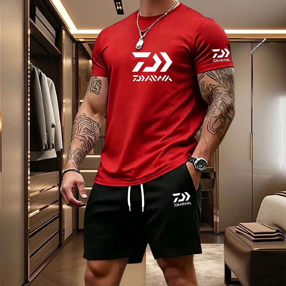 Men's Top & Shorts Set