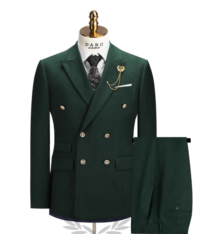 Men's Slim Fit Formal Business Suit 2Pcs Set — product view