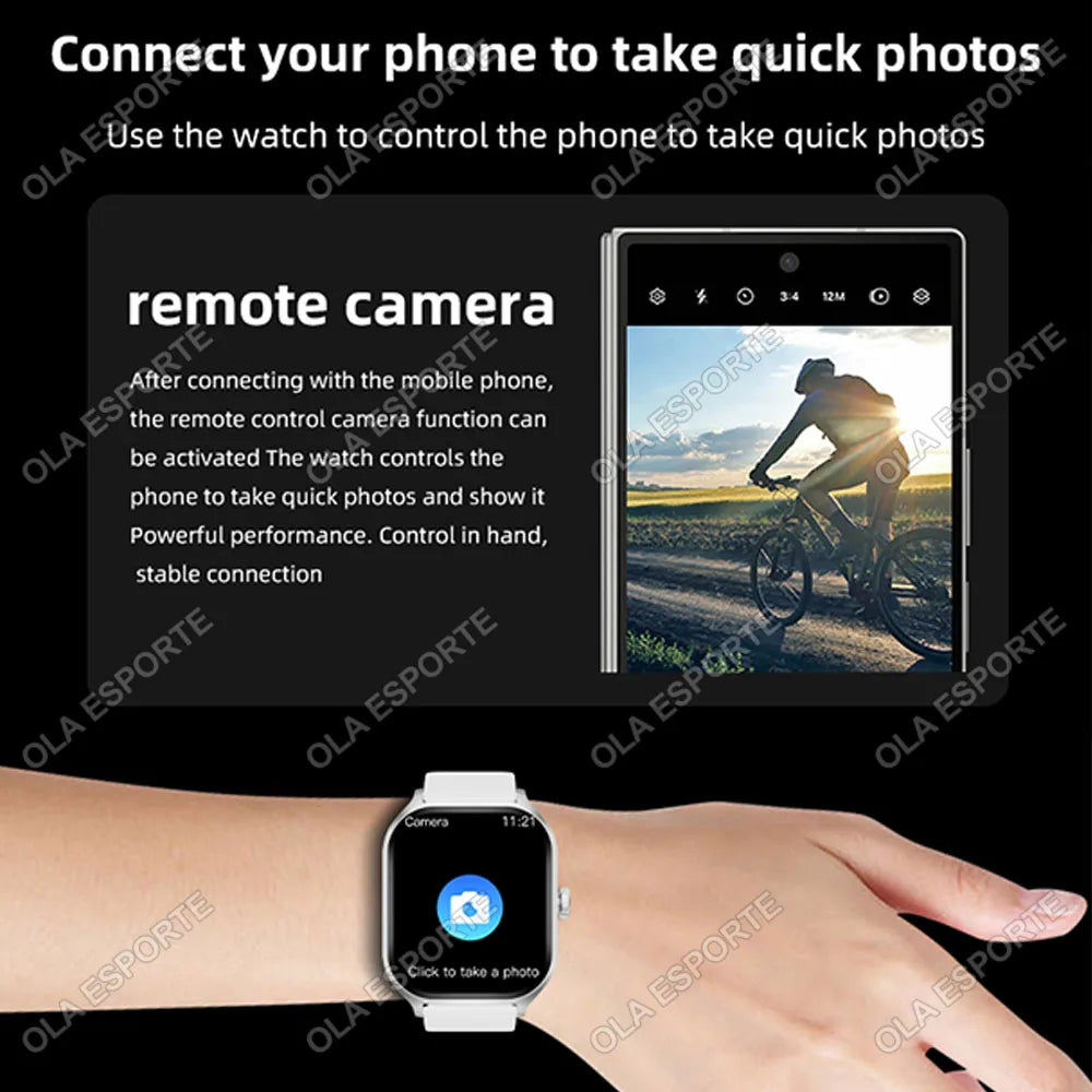 Outdoor 2.01-Inch Calling Smartwatch with Sleep Features