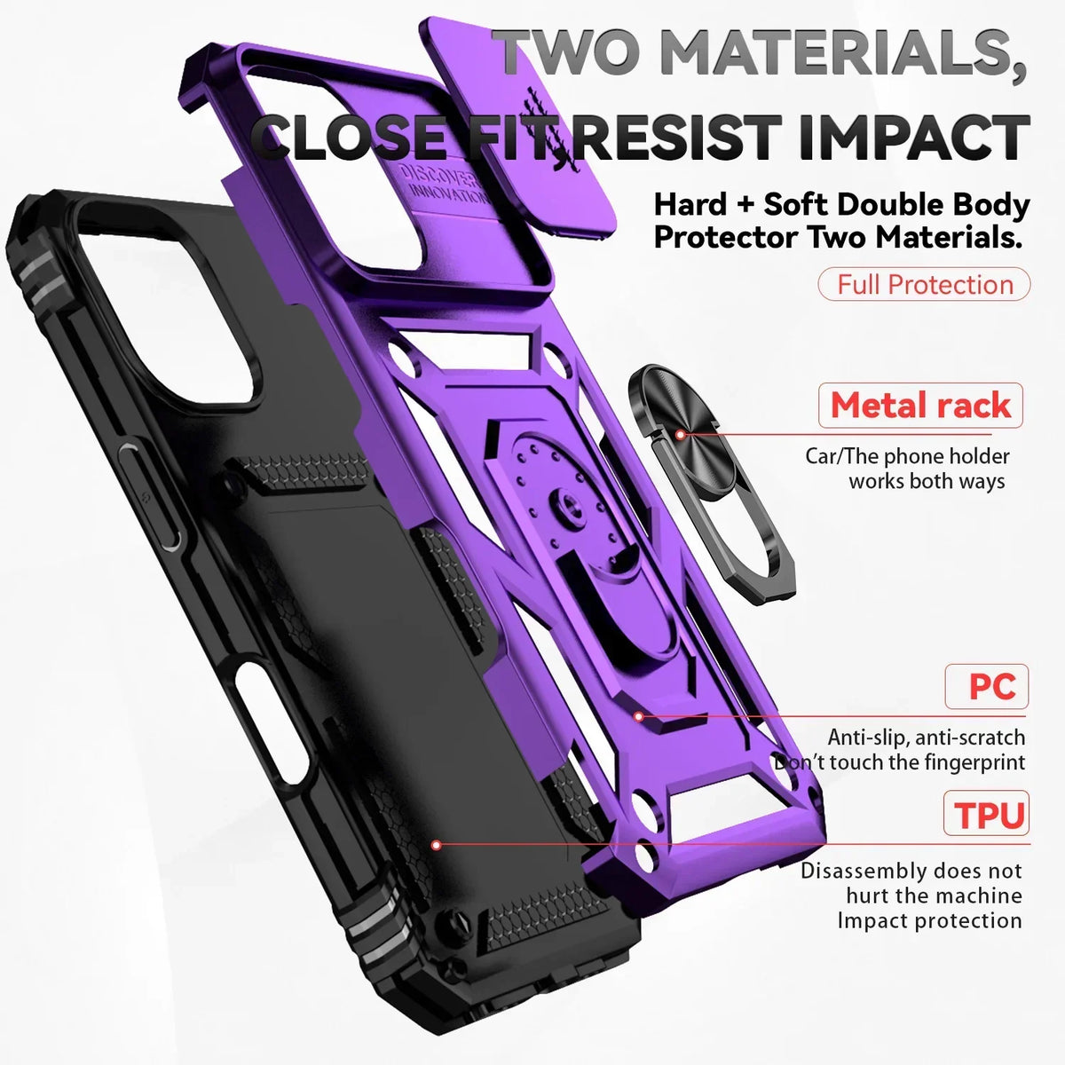 Ring Stand Phone Case for iPhone 16 Pro Max, iPhone 16 Pro, iPhone 14 Pro, iPhone 14, iPhone 15 Pro Max, iPhone 15 Pro, iPhone 16 Plus, iPhone 16, iPhone 14 Pro Max, iPhone 15 Plus, iPhone 15