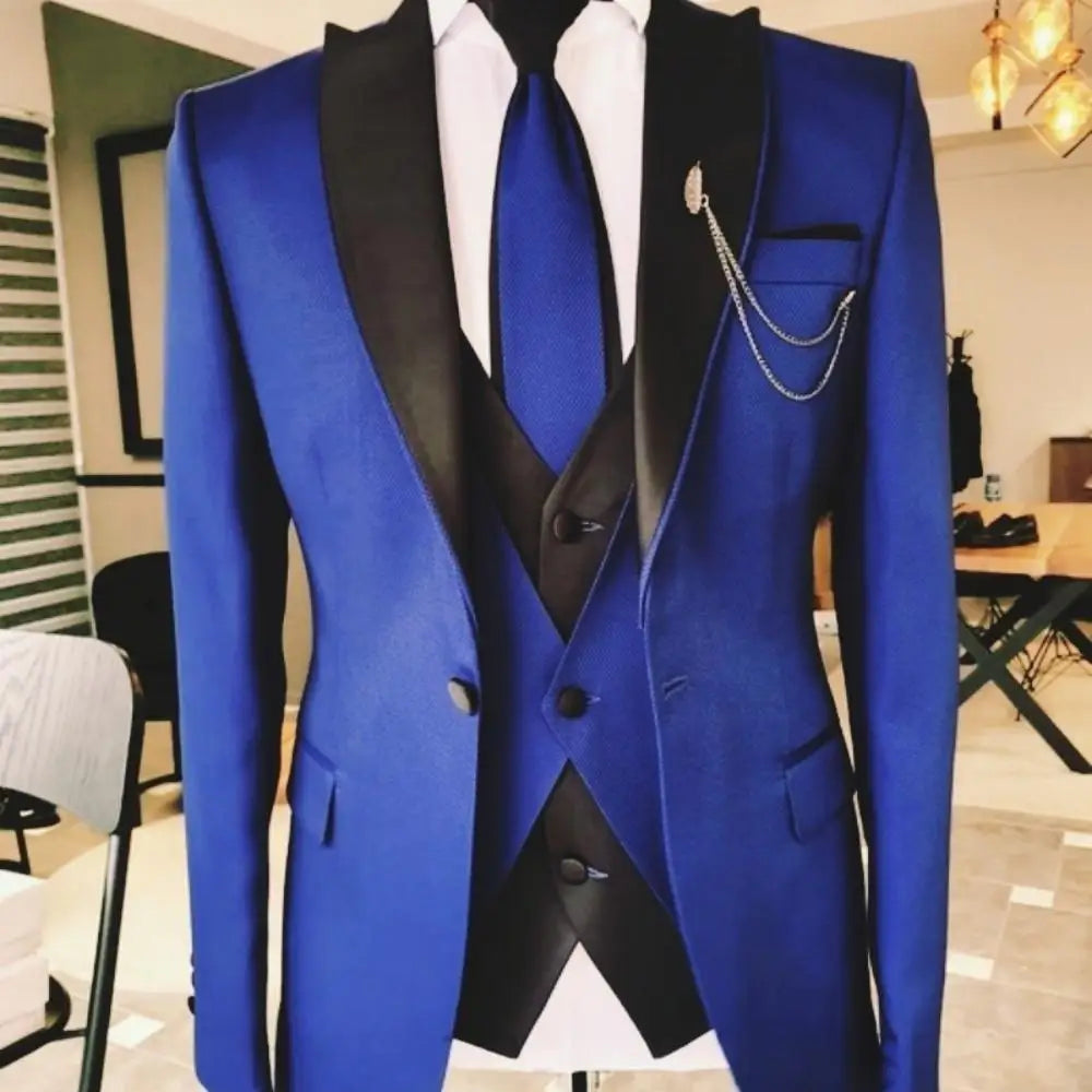 Men's 3-Piece Slim Fit Suit Set — product view