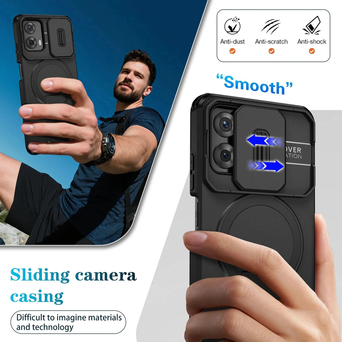 Camera Cover Phone Case for Motorola Motorola Moto G Play (2024), Motorola G Play (2025), Motorola Moto G Stylus 5G (2024), Motorola G 5G (2025), Motorola Moto G Power (2025), Motorola Moto G Power (2024), Motorola Moto G (2024) & More Models