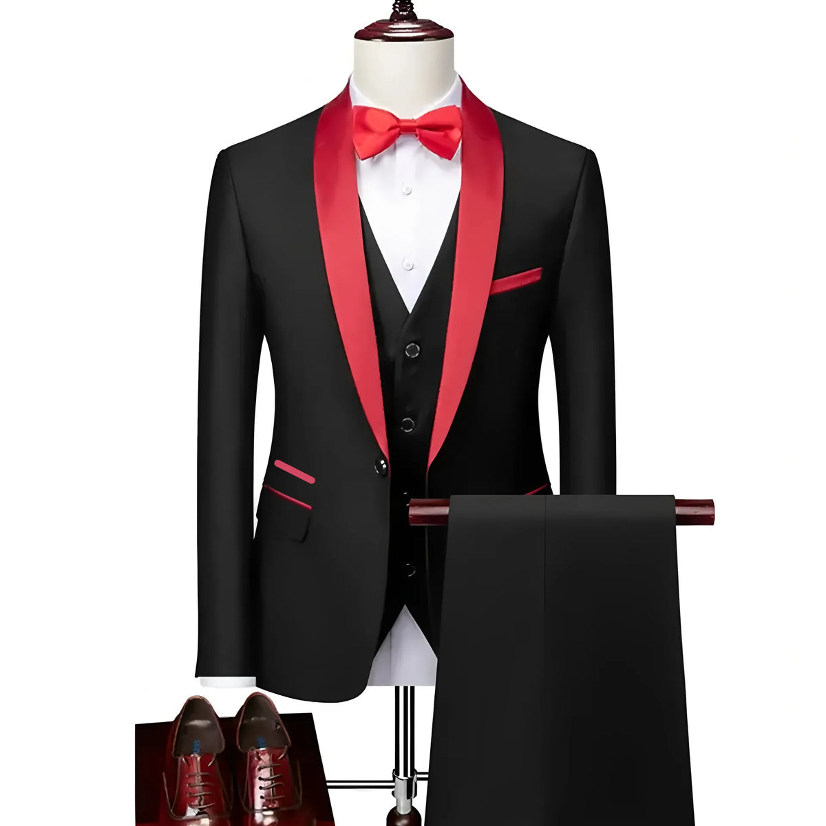 Men's One-Button Slim Fit Suit & Blazer Options