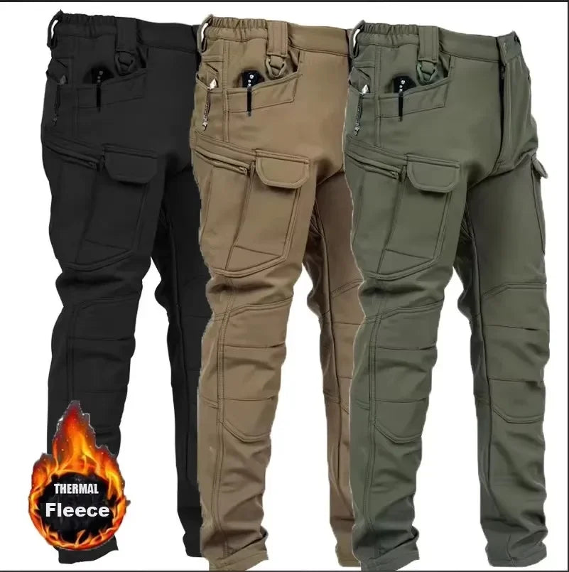 Men's Cargo Pants - Multi-Pocket Stretch Softshell — product view