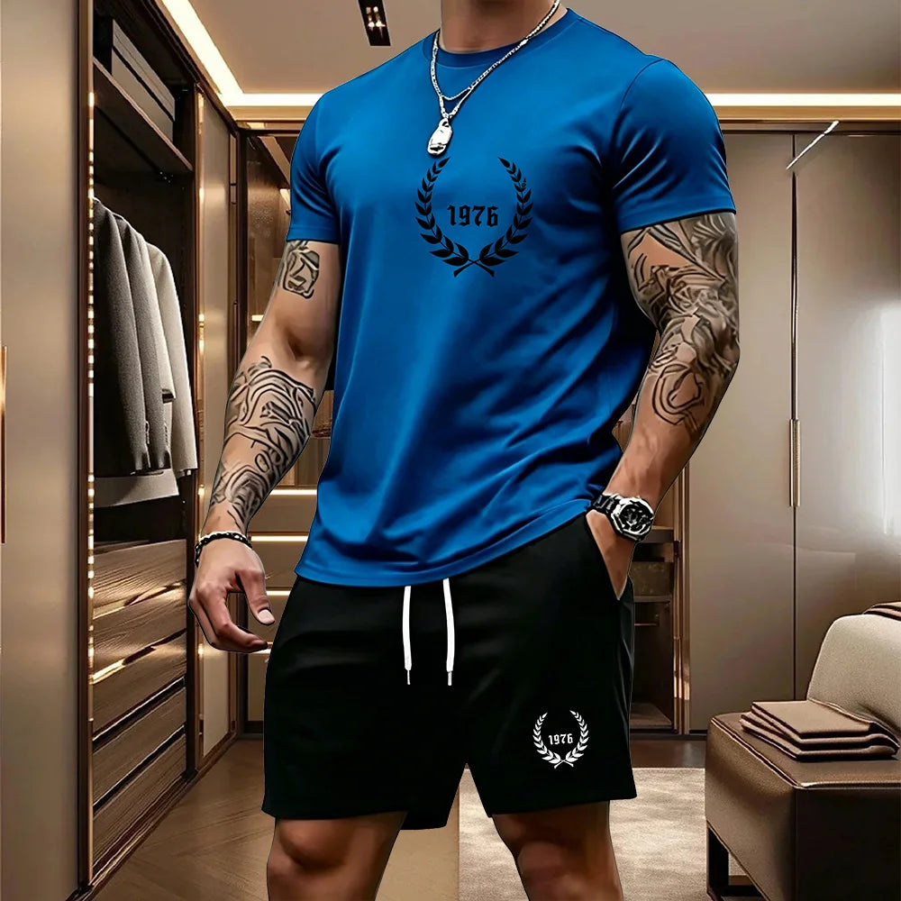 Men's Top & Shorts Set