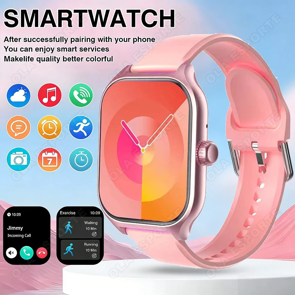 Outdoor 2.01-Inch Calling Smartwatch with Sleep Features
