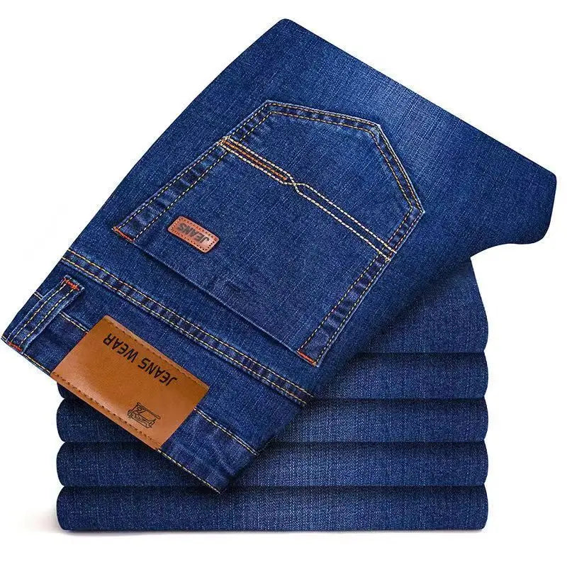 Men's Slim Fit Stretch Denim Jeans - Lightweight — product view