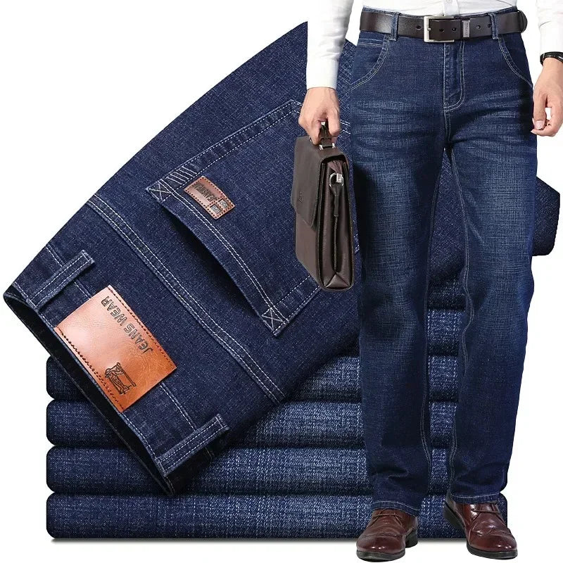 Men's Regular Fit Stretch Denim Jeans — product view
