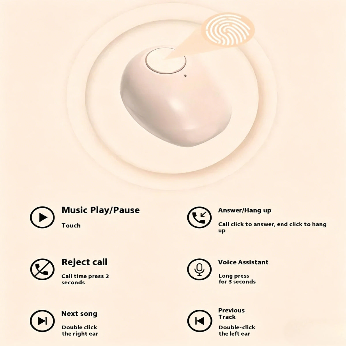 Lightweight Wireless Sleep Earbuds