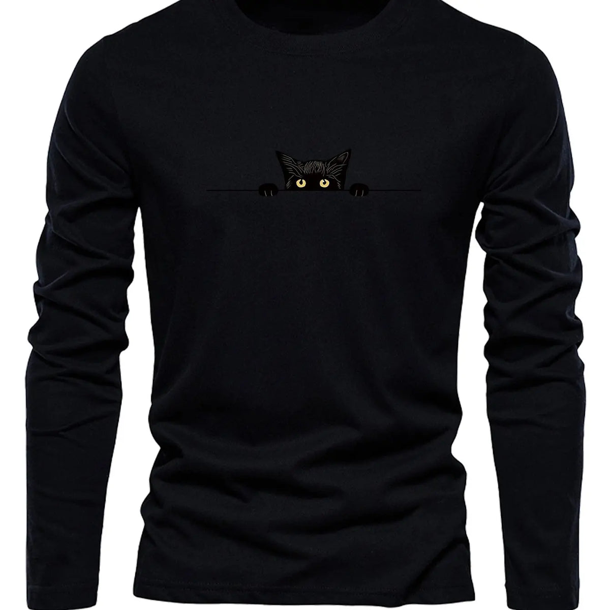 Men's Long-Sleeve Casual T-Shirt