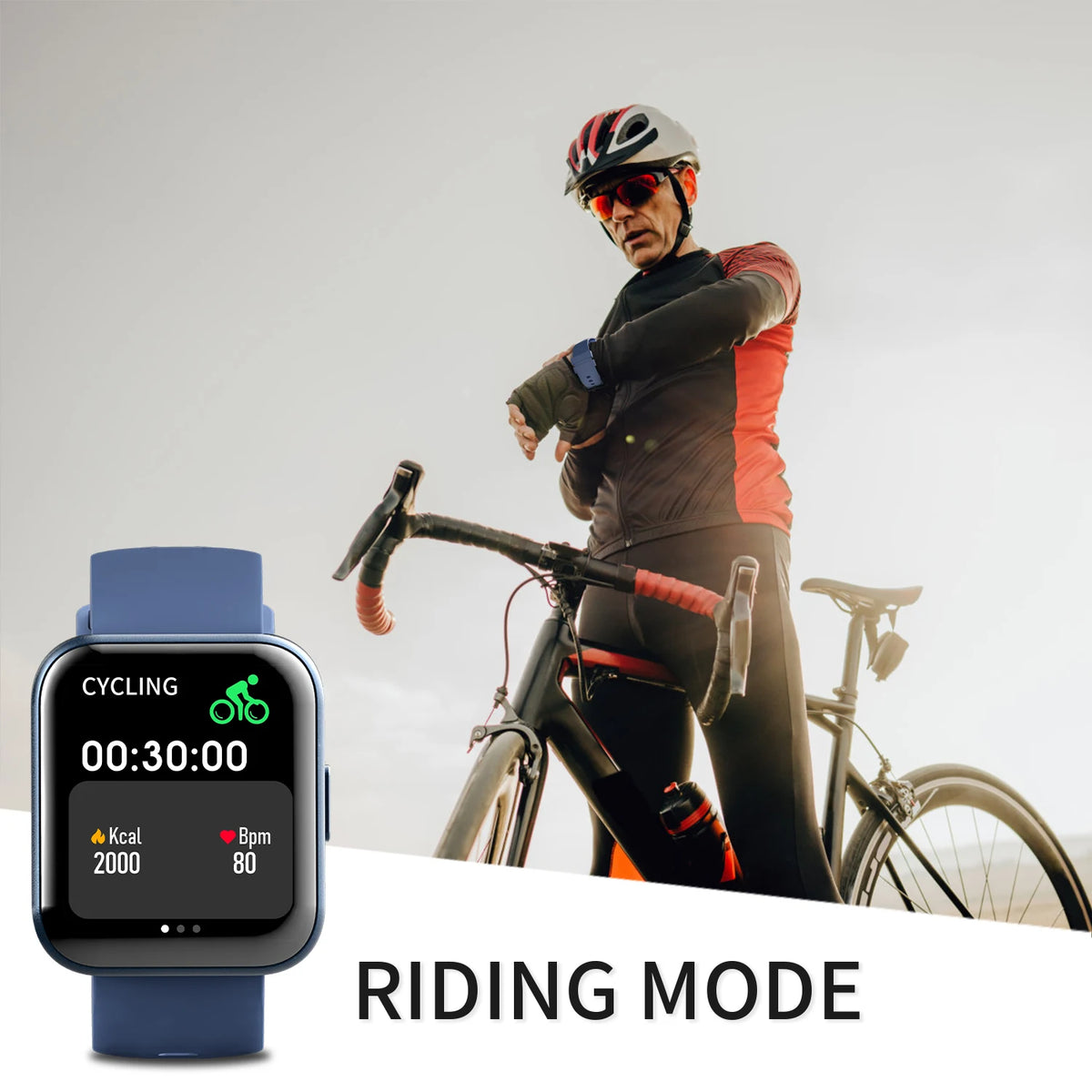 1.69-Inch Smartwatch with Sleep Features