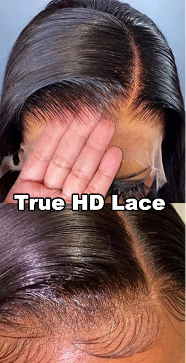 Bone Straight Human Hair Lace Wig — product view