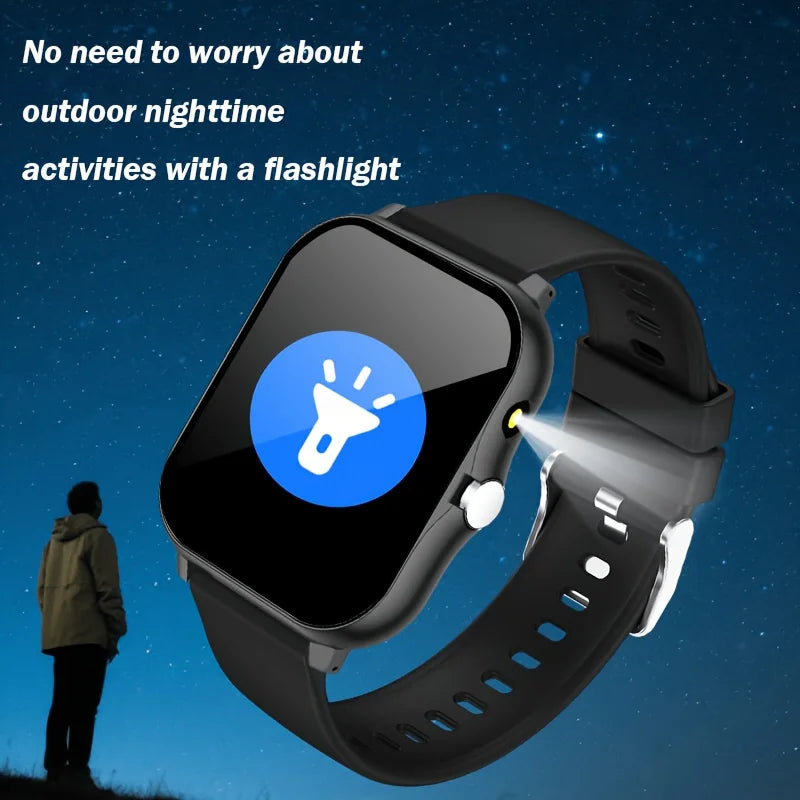 1.8-Inch Calling Smartwatch with Flashlight
