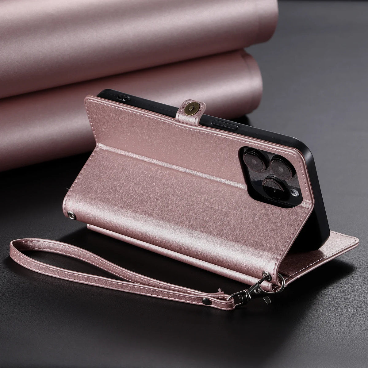 Crossbody Wallet Phone Case with Card Pocket for iPhone 15 Pro, iPhone 15 Plus 14 Plus, iPhone 13 Pro Max, iPhone 14 Pro, iPhone 17 or 18, iPhone 15, iPhone 14 Pro Max, iPhone SE2 SE3 7 8, iPhone 11, iPhone XR, iPhone 16 & More Models
