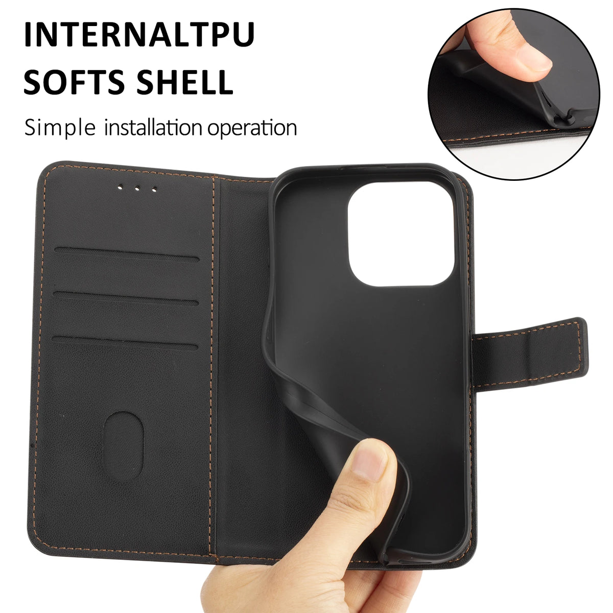 Classic Flip Wallet Phone Case for iPhone SE (2020), iPhone SE (2022), iPhone 13, iPhone 12 Pro, iPhone 15 Plus, iPhone 13 mini, iPhone 16e, iPhone 12 mini, iPhone XR, iPhone XS, iPhone 13 Pro Max, iPhone 13 Pro, iPhone 14 Plus & More Models