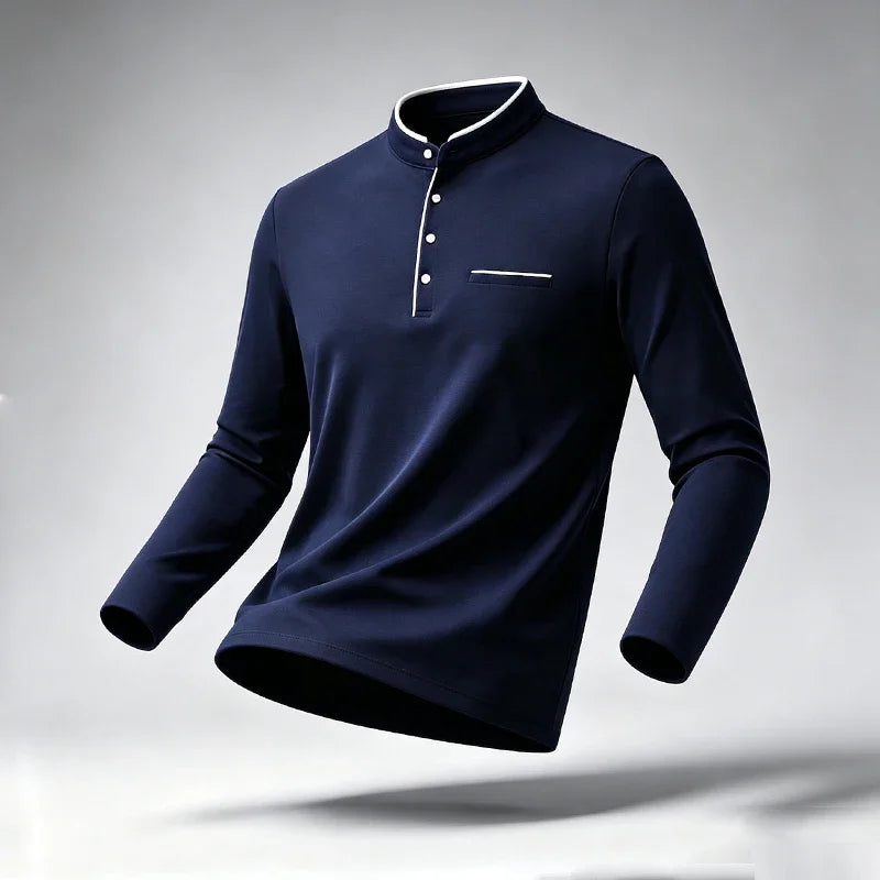 Men's Long-Sleeve Polo Shirt