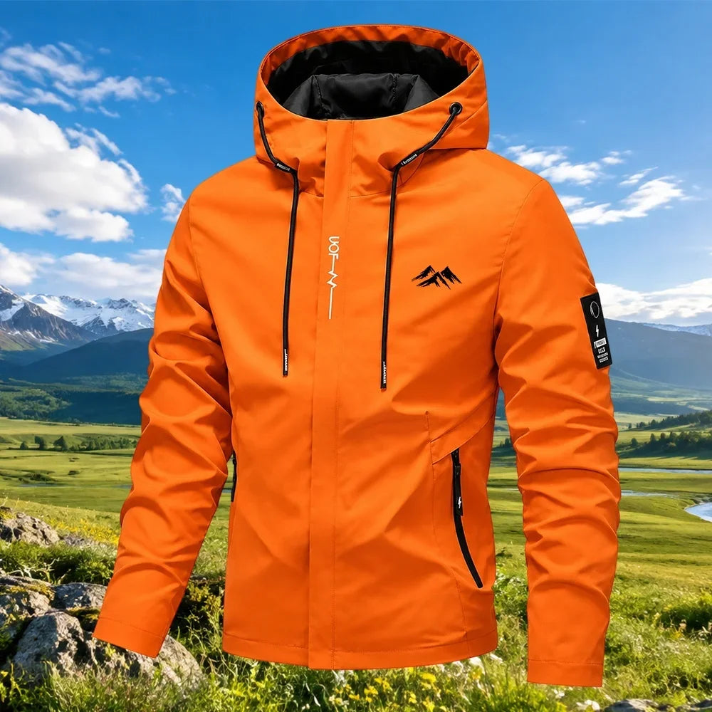 Men's Hooded Zip-Up Jacket