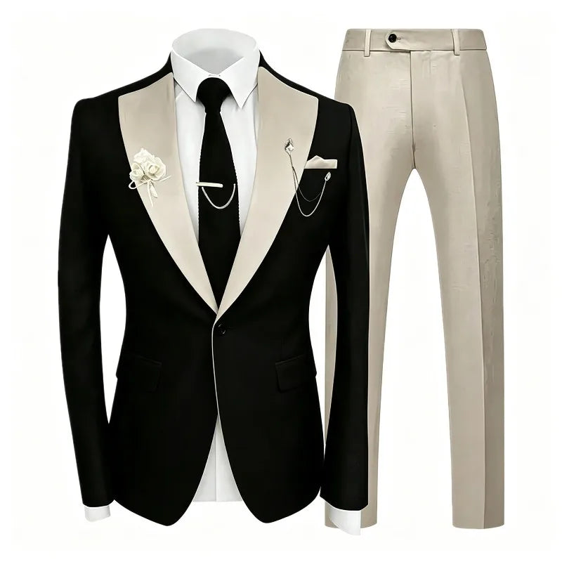 Men's Three-Piece Business & Occasion Suit