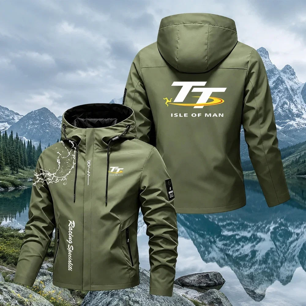 Men's Hooded Zip-Up Jacket