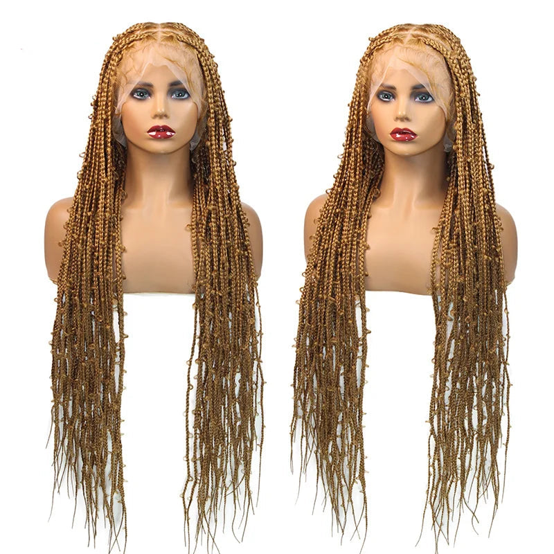 36-Inch Butterfly Full-Lace Braided Wig