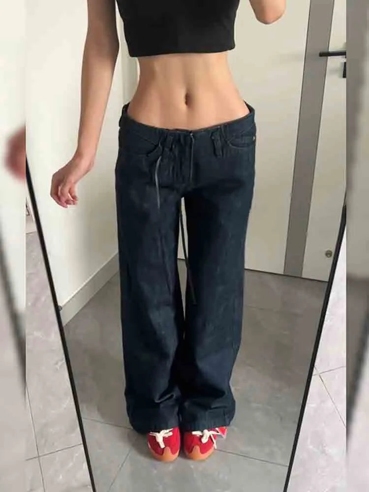 Women's Low-Rise Light-Wash Straight-Leg Jeans — product view