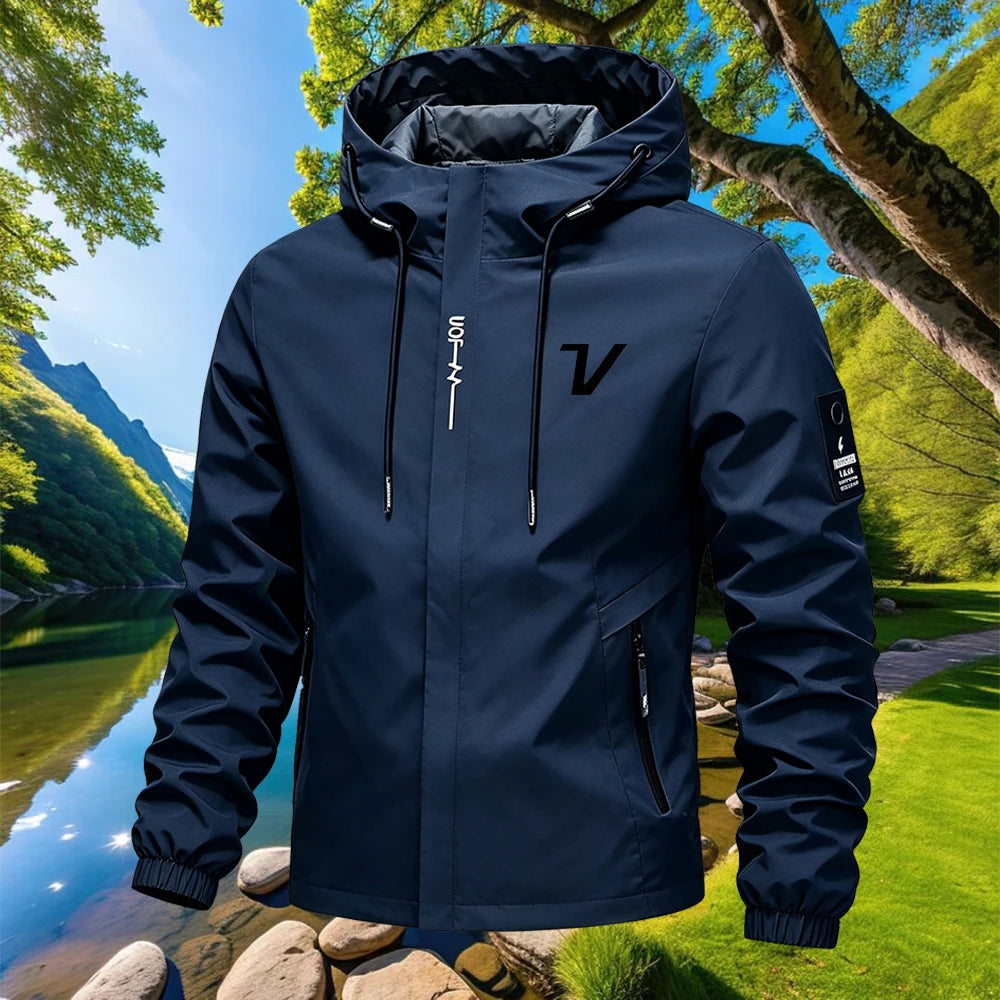 Men's Hooded Zip-Up Jacket