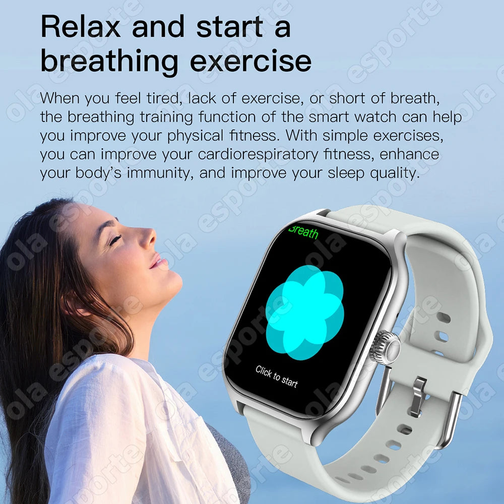 Outdoor 2.01-Inch Calling Smartwatch with Custom Dial