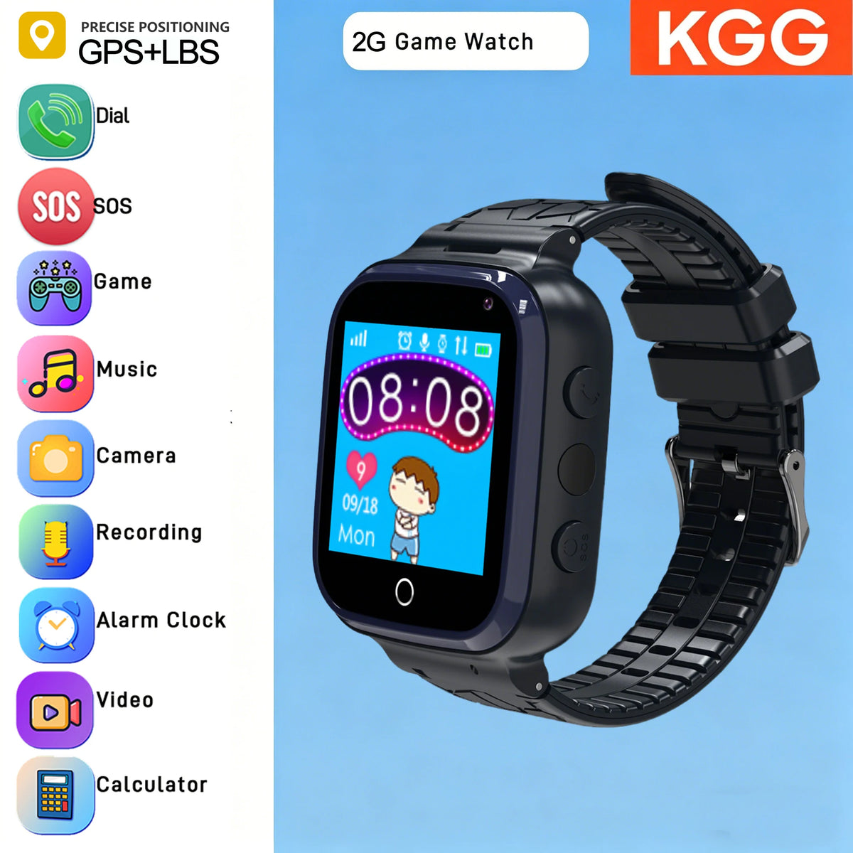 Children's 1.44-Inch Calling Smartwatch
