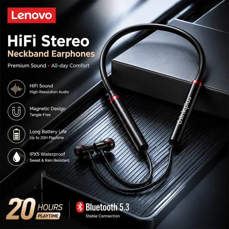 Magnetic Neckband Sport Bluetooth Earphones
