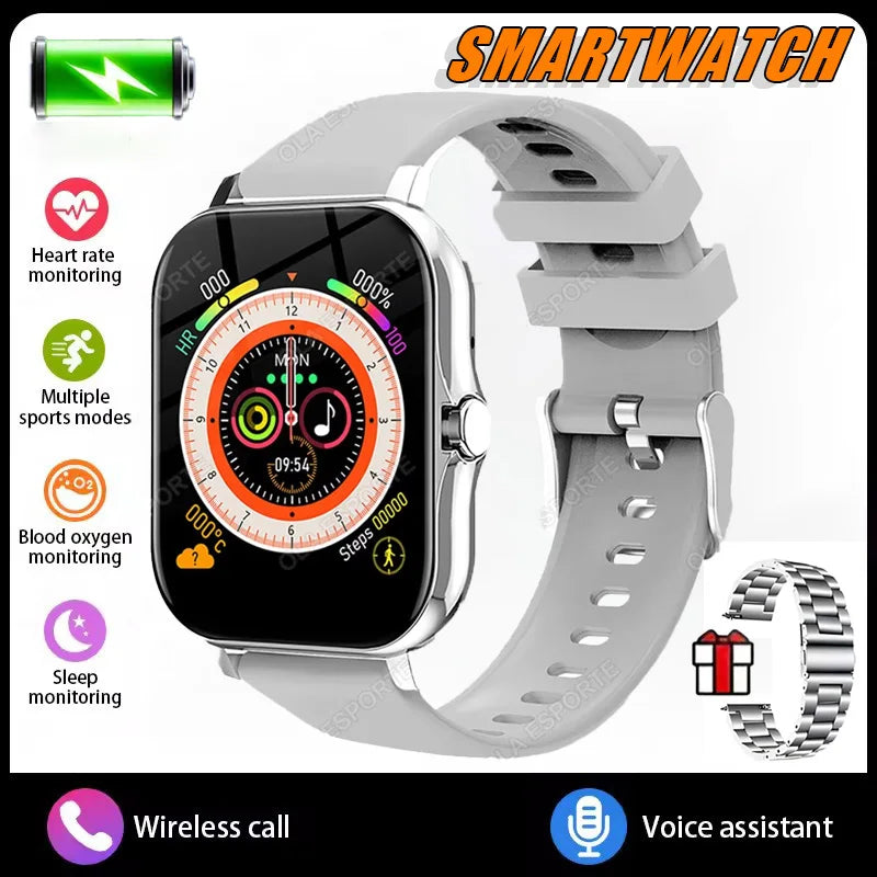 Outdoor 1.83-Inch Calling Smartwatch with Sleep Features